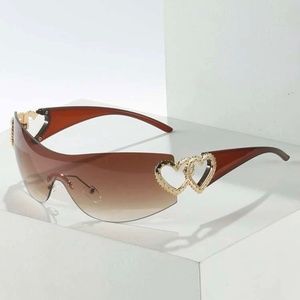 Y2K Brown SunGlasses